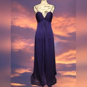 Fiesta Fashion Elegant Purple Dress with Silver Accent